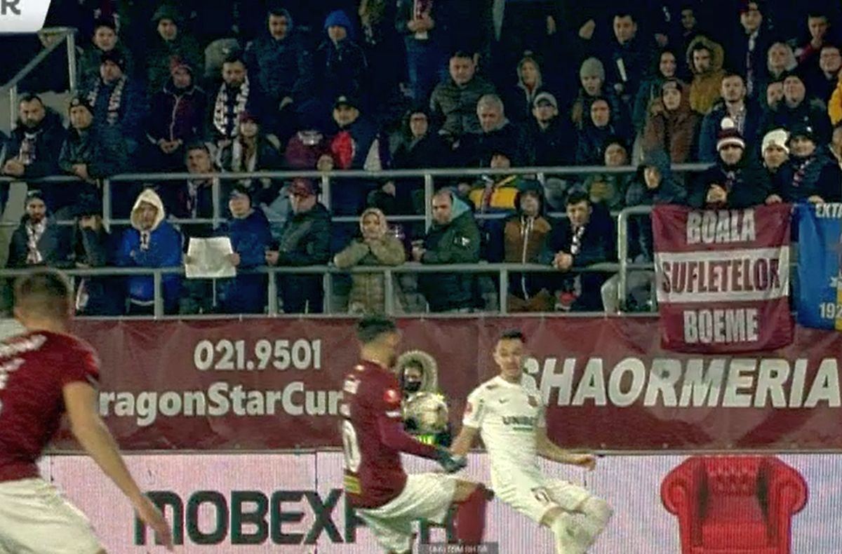 „Asta e tâlhărie! Sunteti legați la ochi?!” » Reacții nervoase după penalty-ul primit ușor de Rapid în prelungiri: „E rea intenție!”