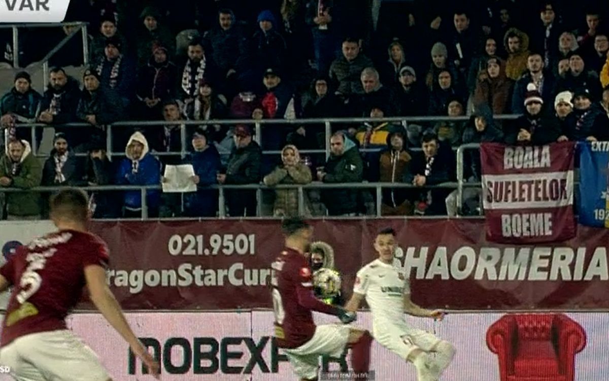 „Asta e tâlhărie! Sunteti legați la ochi?!” » Reacții nervoase după penalty-ul primit ușor de Rapid în prelungiri: „E rea intenție!”