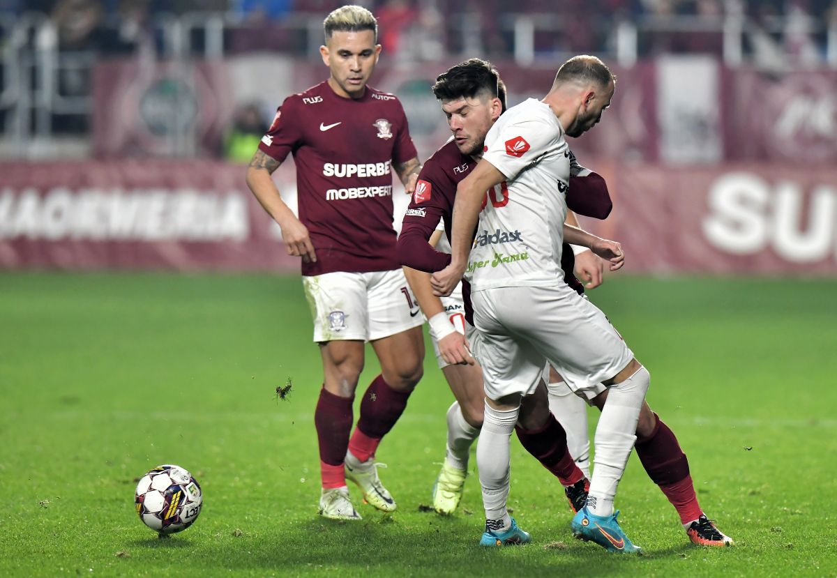 Problema remarcată la Rapid după 0-1 cu Hermannstadt: „În prima repriză a jucat în 10”