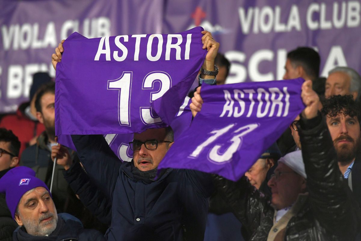 Fiorentina - AC Milan - imagini tari din meci + omagiu pentru regretatul Davide Astori
