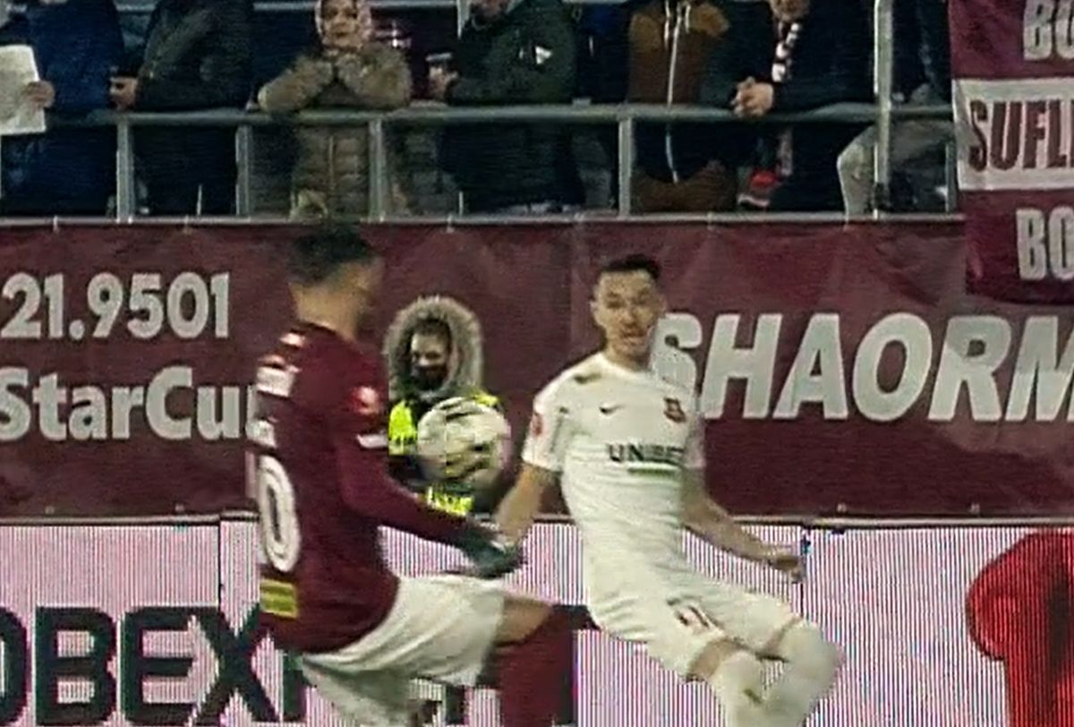 „Asta e tâlhărie! Sunteti legați la ochi?!” » Reacții nervoase după penalty-ul primit ușor de Rapid în prelungiri: „E rea intenție!”