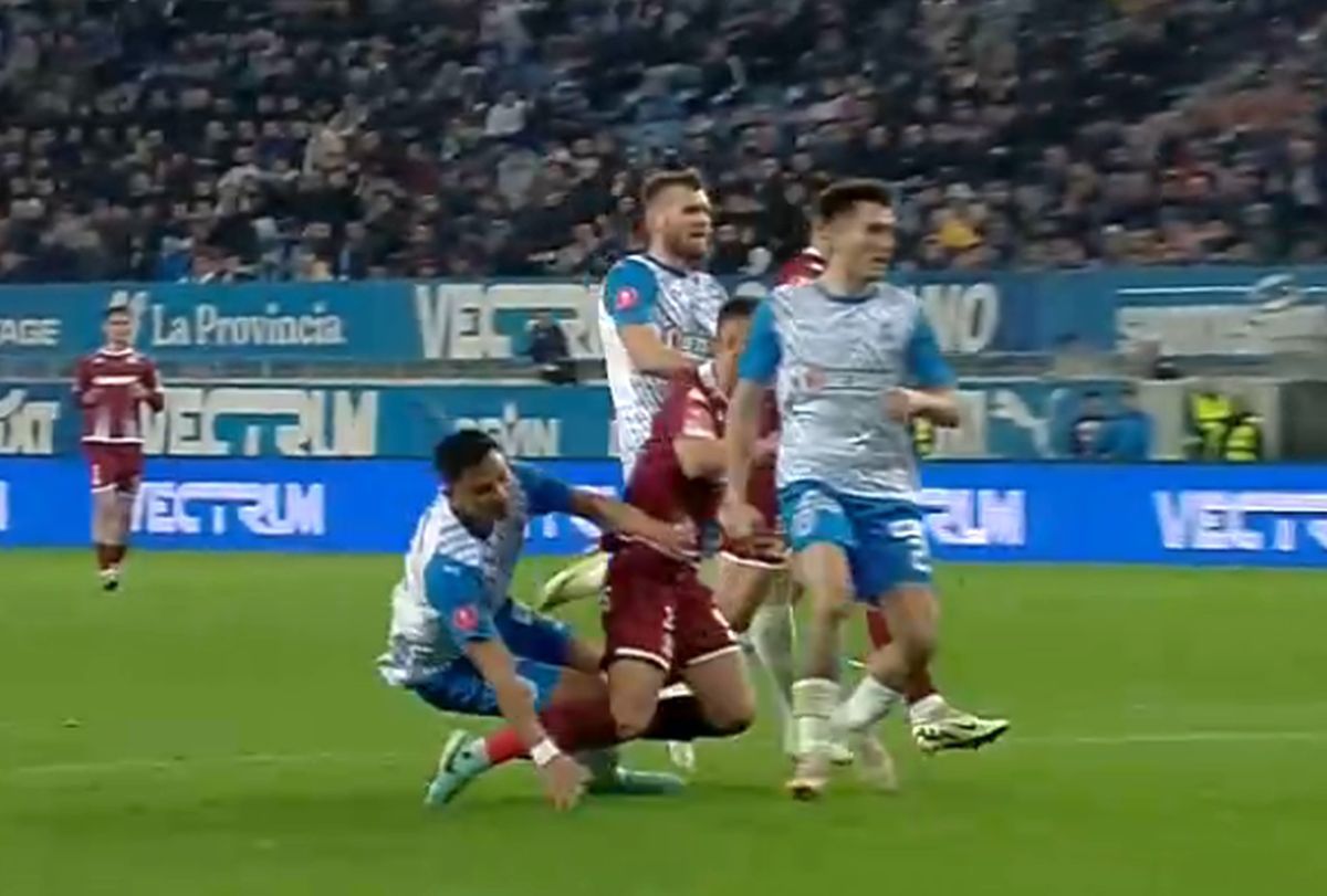 Rapid a cerut două penalty-uri cu Universitatea Craiova