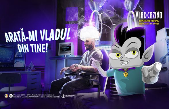 Demonstrează că ai abilităţile necesare să fii noul Vlad la Vlad Cazino!