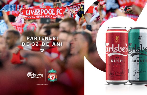 Carlsberg prelungește parteneriatul istoric cu FC Liverpool pentru încă 10 ani