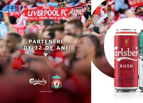 Carlsberg prelungește parteneriatul istoric cu FC Liverpool pentru încă 10 ani