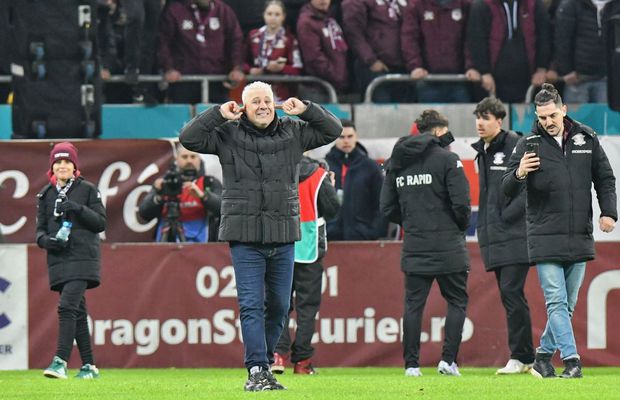 Șefului Rapidului nu i-au căzut bine gesturile lui Șumudică: „Mi-aș dori să-și canalizeze energia doar pe fotbal” + Cadoul pentru antrenor: „Ceva special”