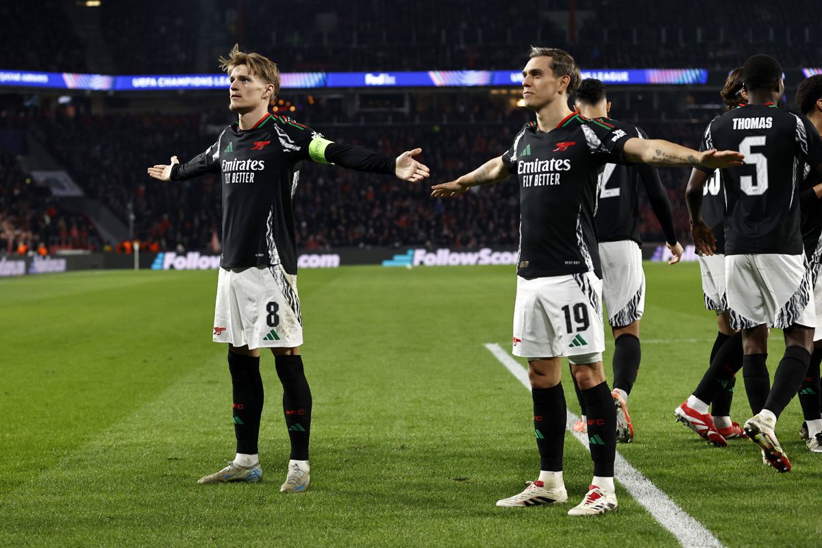 Rezultat halucinant în PSV - Arsenal: cel mai drastic eșec din ISTORIA clubului, indiferent de competiție