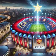 Stadionul celor de la FCSB, generat de AI