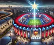 Stadionul celor de la FCSB, generat de AI