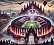 Stadionul celor de la Hermannstadt, generat de AI