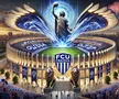 Stadionul celor de la FCU CRAIOVA, generat de AI