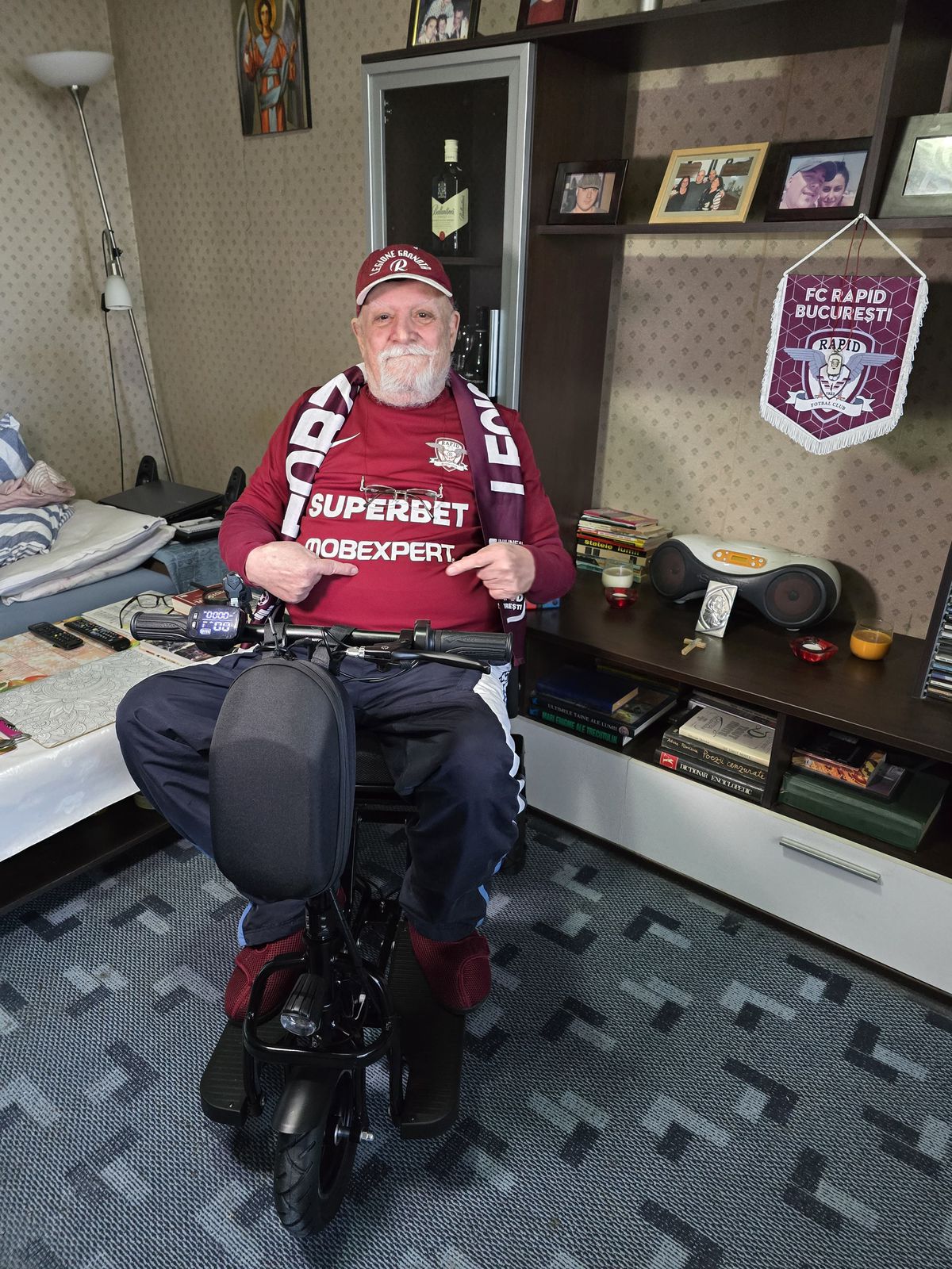 Cadoul motorizat făcut de Dan Șucu primului șef de galerie al Rapidului, care a suferit 3 amputări: „Acum o să merg iar singur pe Giulești” + De ce nu-l suportă pe Șumudică: „De atunci am prins o boală pe el!”