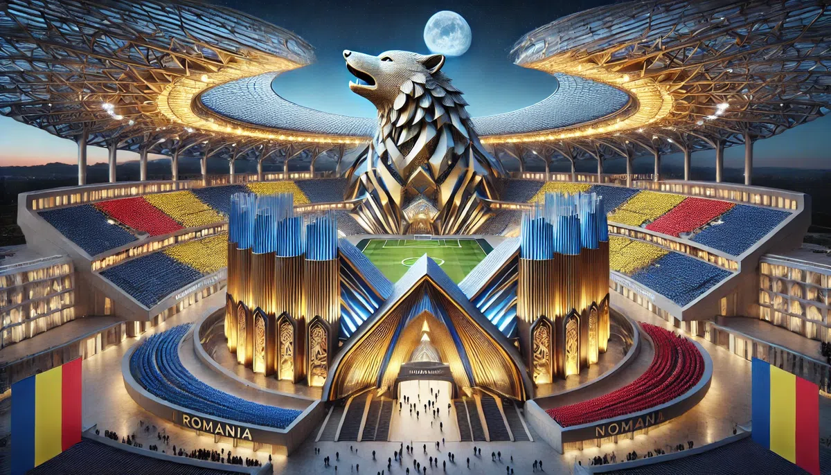 Stadioanele echipelor din România, recreate cu ajutorul inteligenței artificiale: imagini suprarealiste