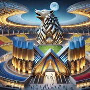 Stadionul României, generat de AI
