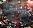 Haos în parlamentul Serbiei