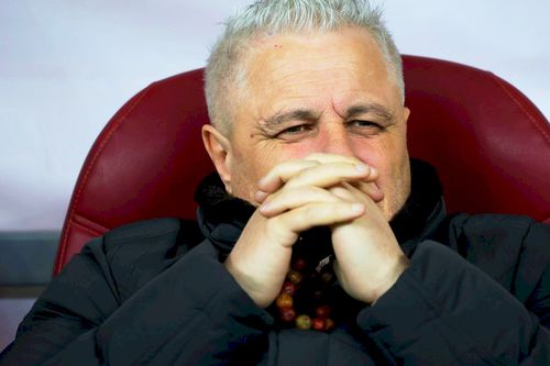 Marius Șumudică, în Rapid - FCSB, foto: Ionuț Iordache