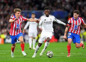 Real Madrid - Atletico Madrid, duel de gală în optimile Ligii Campionilor » Două goluri în prima repriză, pauză pe „Bernabeu”