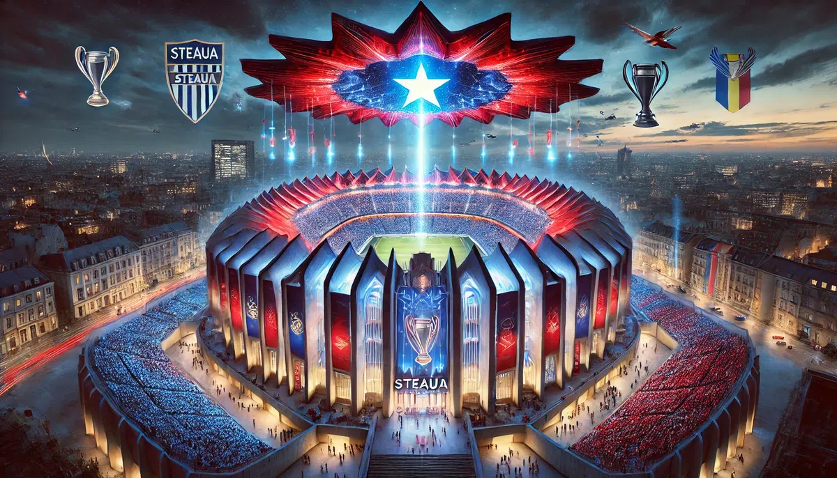 Stadioanele din România, generate de inteligența artificială