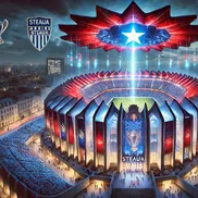 Stadionul Stelei, generat de AI