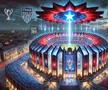 Stadionul Stelei, generat de AI