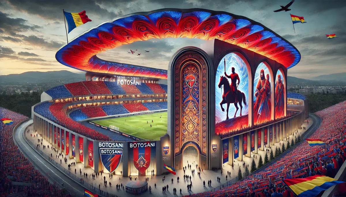 Stadioanele echipelor din România, recreate cu ajutorul inteligenței artificiale: imagini suprarealiste