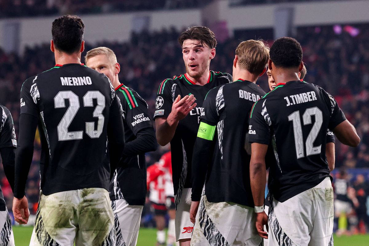 Rezultat halucinant în PSV - Arsenal: cel mai drastic eșec din ISTORIA clubului, indiferent de competiție