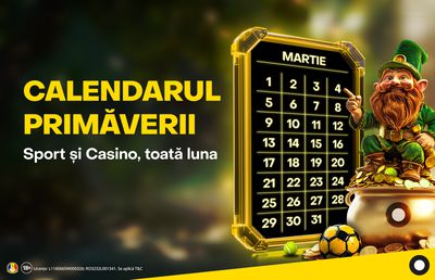 Bonusurile lunii la pariuri, zi de zi, tot martie