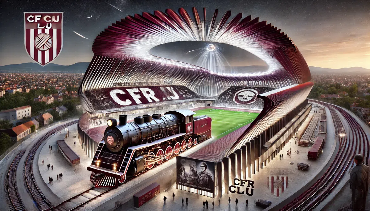 Stadioanele echipelor din România, recreate cu ajutorul inteligenței artificiale: imagini suprarealiste