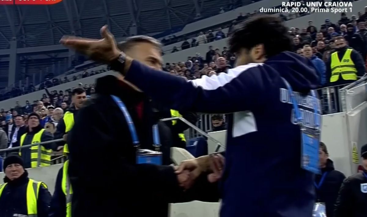 Filipe Coelho, gesturi în Craiova - CFR Cluj