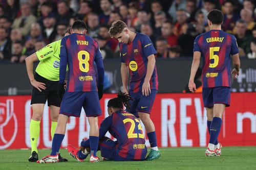 Jules Kounde și Alejandro Balde s-au accidentat în Barcelona - Atletico Madrid / Foto: Imago Images