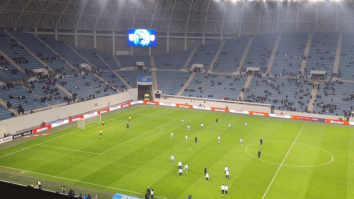 Craiova - CFR, imagini înaintea partidei din „sferturile” Cupei României Betano