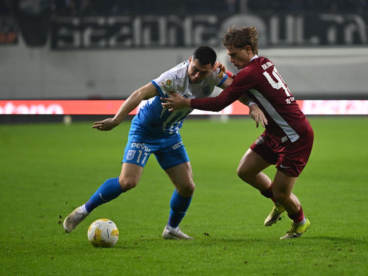Universitatea Craiova - CFR Cluj, sferturi de finală Cupa României // foto: UCV