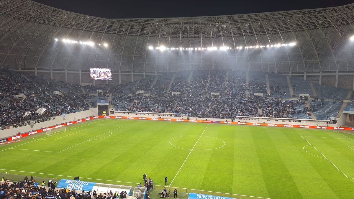 Craiova - CFR, imagini înaintea partidei din „sferturile” Cupei României Betano