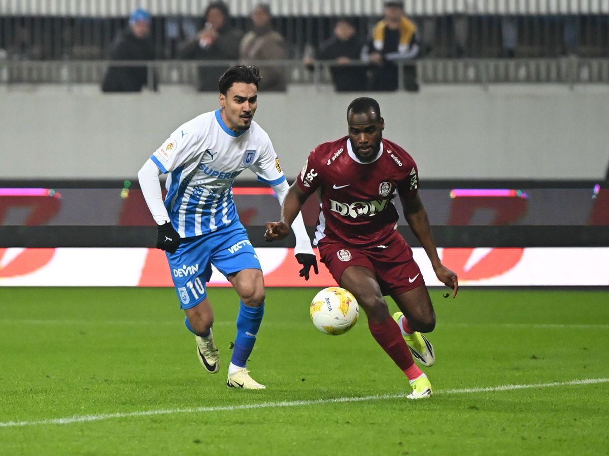 Universitatea Craiova - CFR Cluj, sferturi de finală Cupa României // foto: UCV