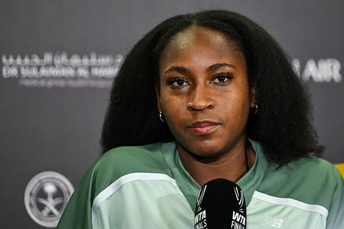Coco Gauff la o conferință de presă FOTO Imago Images