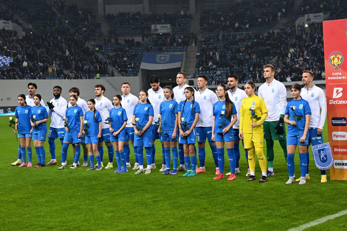 Universitatea Craiova - CFR Cluj, sferturi de finală Cupa României // foto: UCV