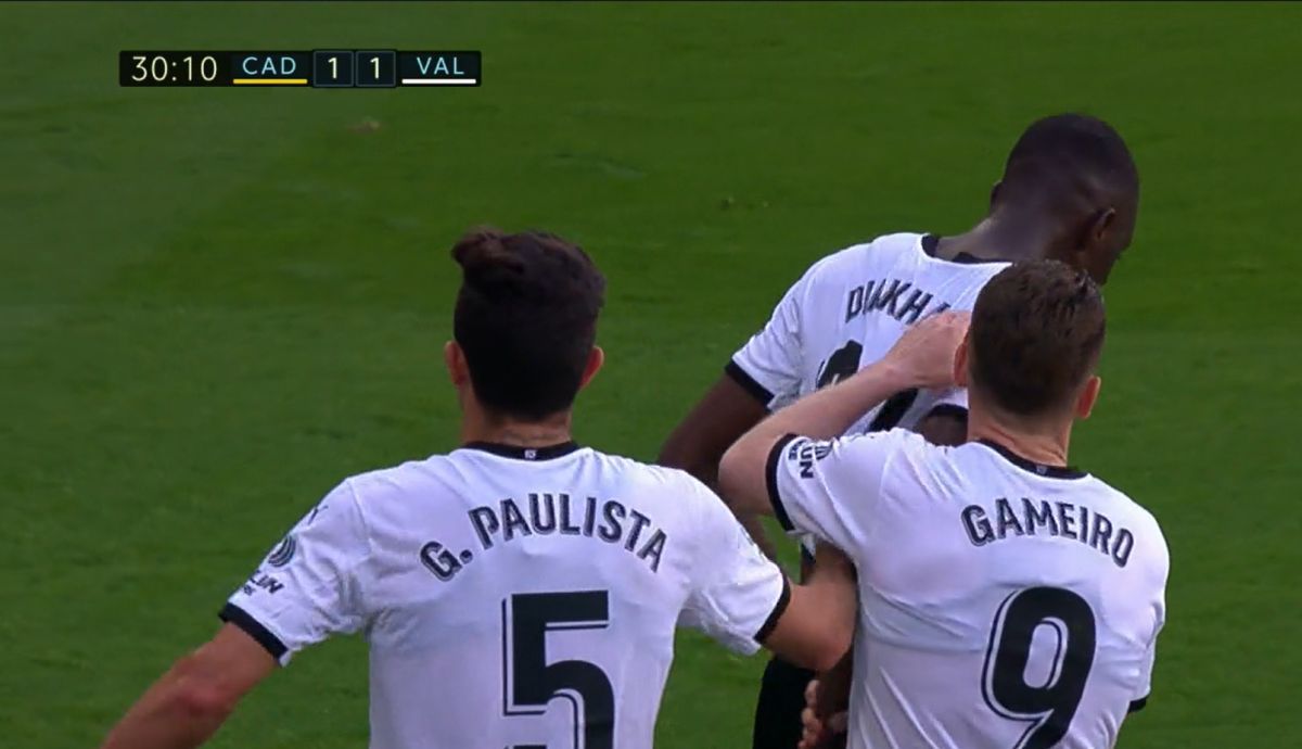 Valencia a ieșit de pe teren cu Cadiz!