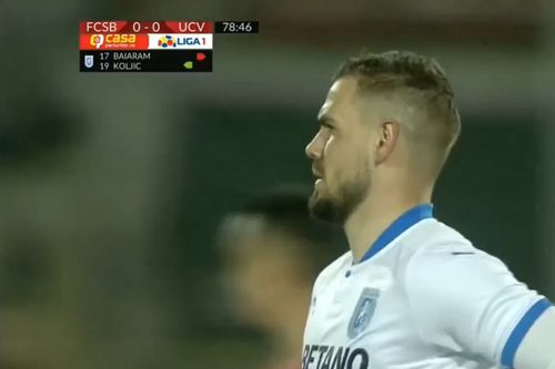 În minutul 79 al meciului FCSB - Craiova, derby-ul rundei cu numărul 29 din Liga 1, la 0-0, Elvir Koljic (25 de ani, atacant) a revenit pe teren la olteni după o pauză de 6 luni!