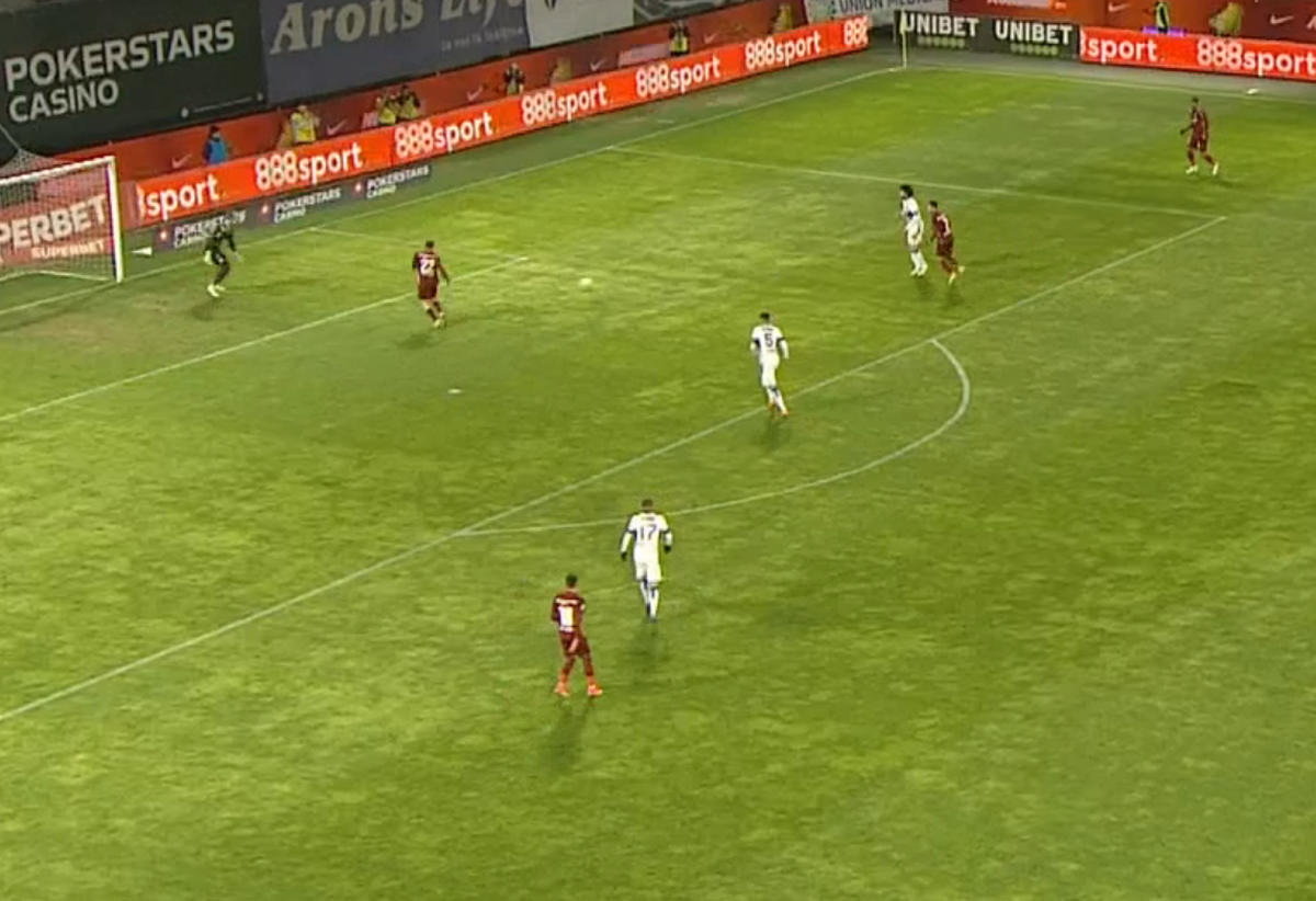 Miguel, gafă imensă în CFR Cluj - FC Argeș