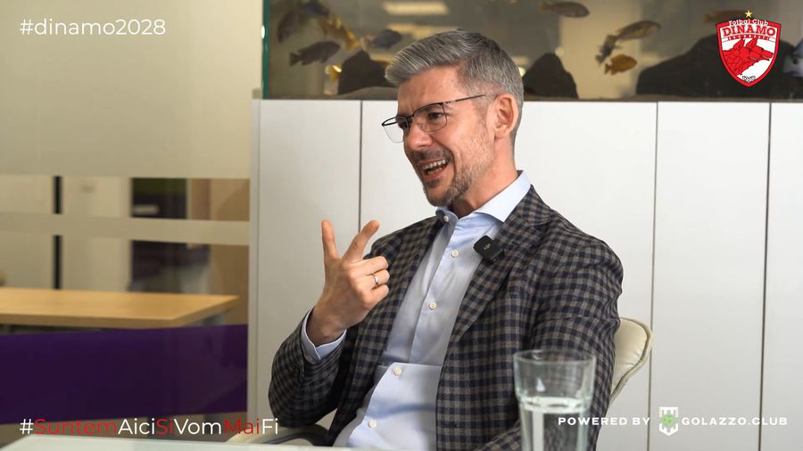 Dan Gătăianțu Detalii despre „Dinamo 2028”, noul proiect de 14 milioane de euro: „Își propune ceva extraordinar: clubul de fotbal va fi cel mai respectat din România!”