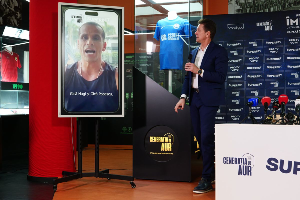 Meci de adio Generația de Aur - parteneriat Superbet