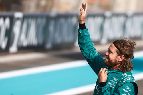 Sebastian Vettel la ultima sa cursă, MP de la Abu Dhabi 2022 Foto: Imago