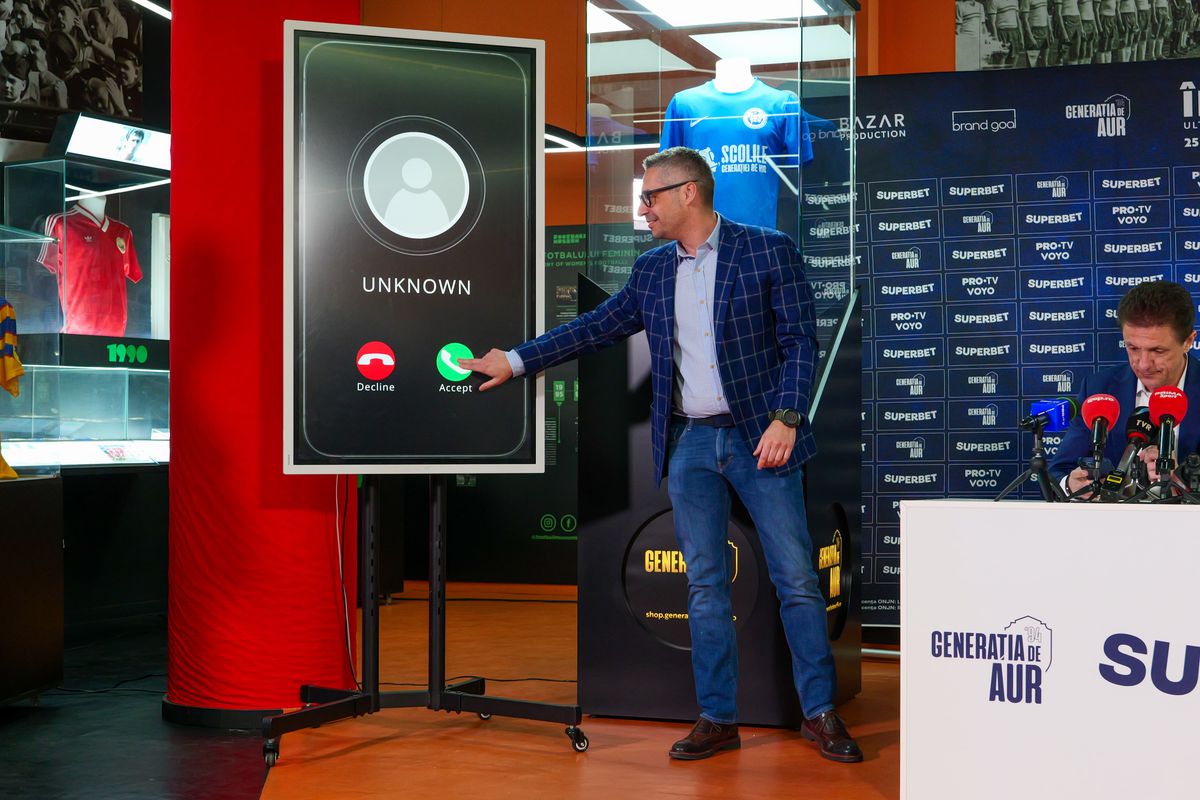 Meci de adio Generația de Aur - parteneriat Superbet