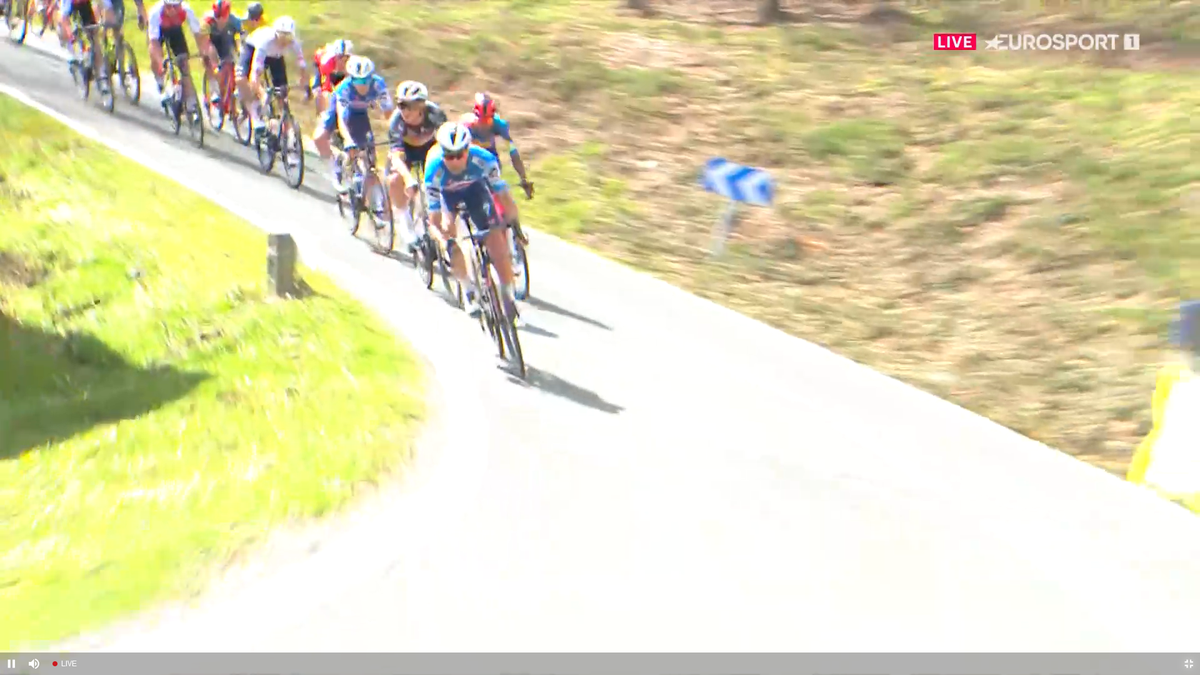 Căzătură în Turul Țării Bascilor, etapa a patra