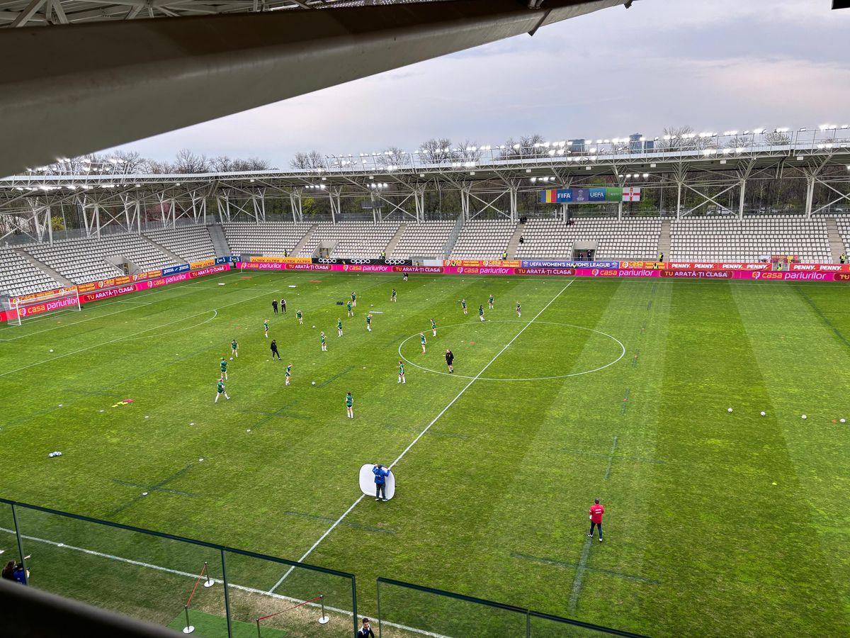 Imagini înainte de România - Irlanda de Nord