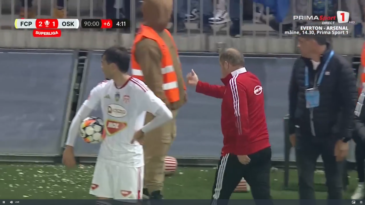 Dorinel Munteanu a certat un copil de mingi, apoi și-a cerut scuze