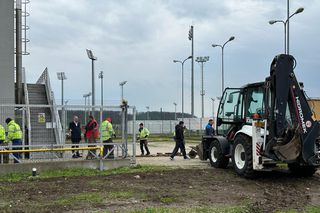 A intrat buldozerul la baza echipelor naționale » Imaginile publicate de FRF de pe șantier