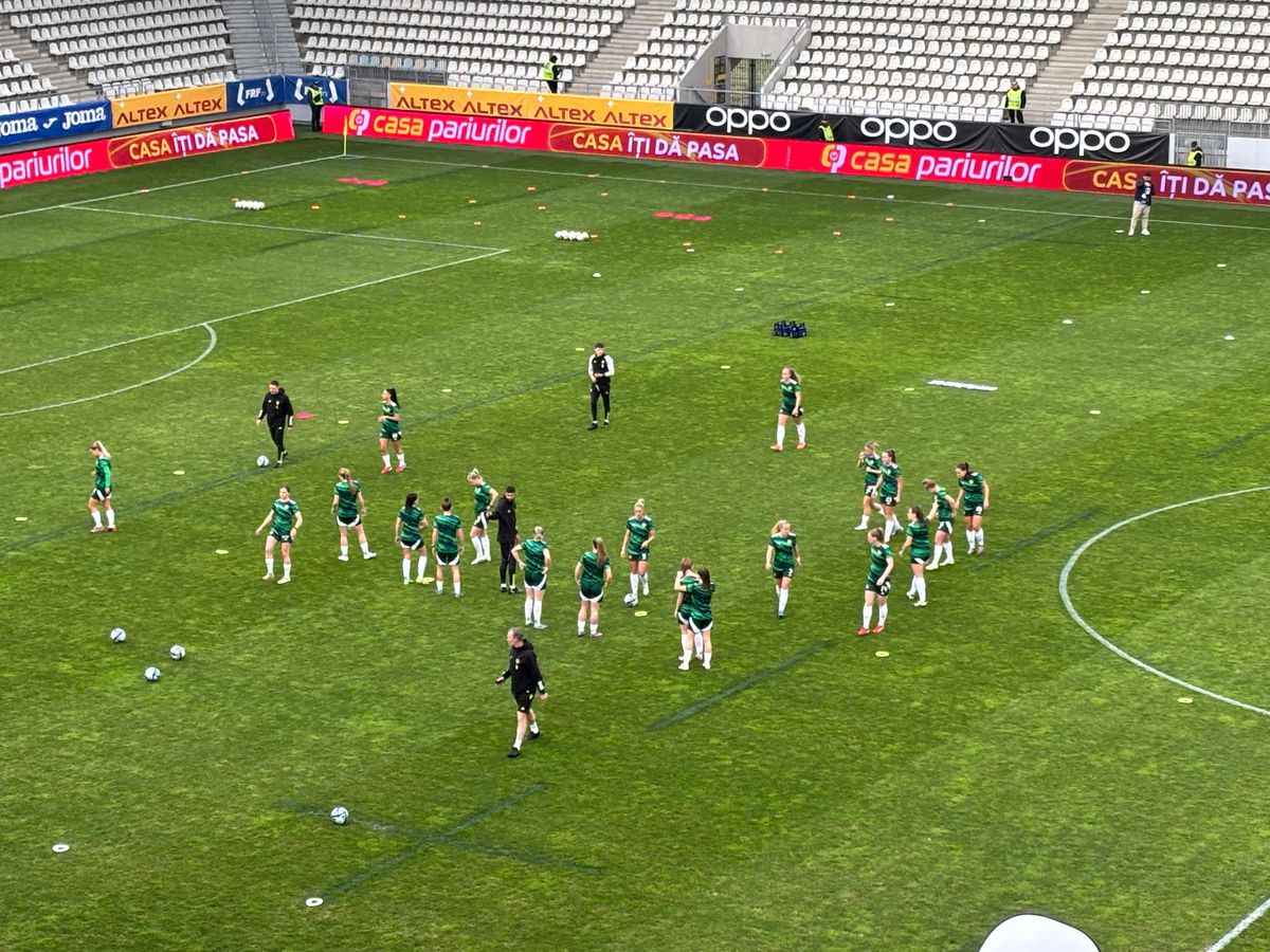 Imagini înainte de România - Irlanda de Nord