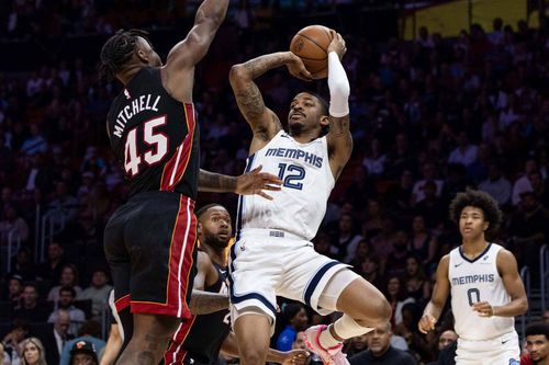 Ja Morant, în duelul cu Miami Heat/Foto: Imago Images