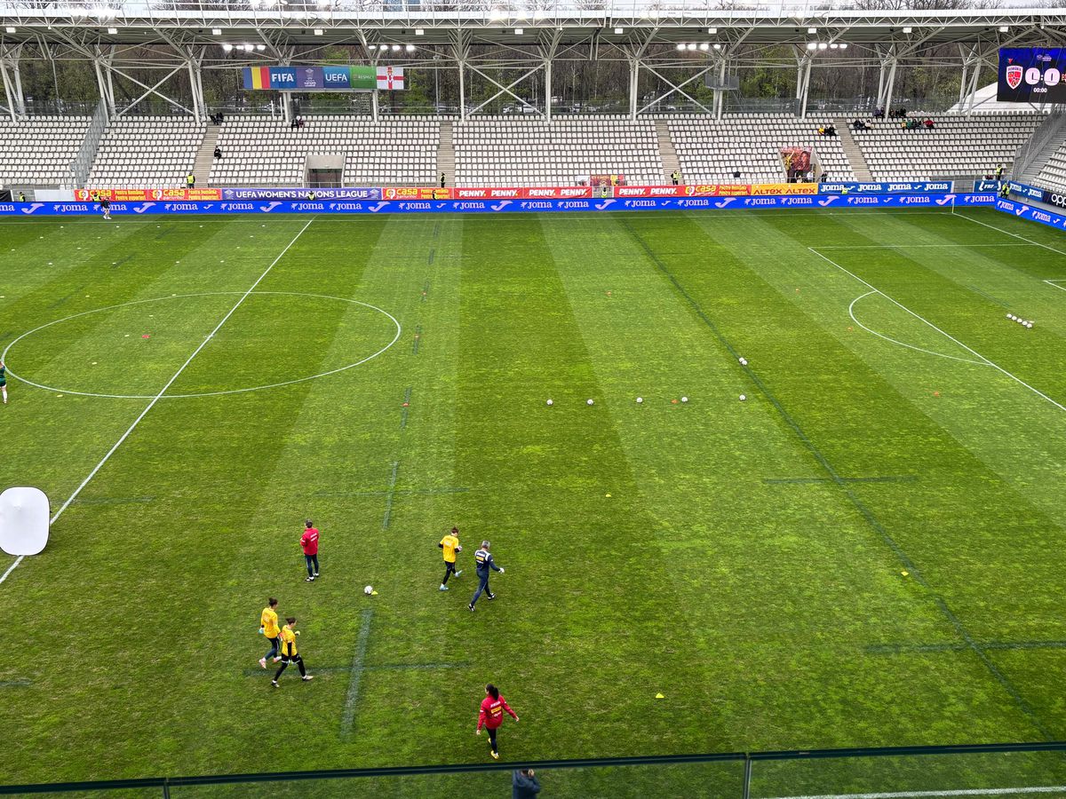 Imagini înainte de România - Irlanda de Nord